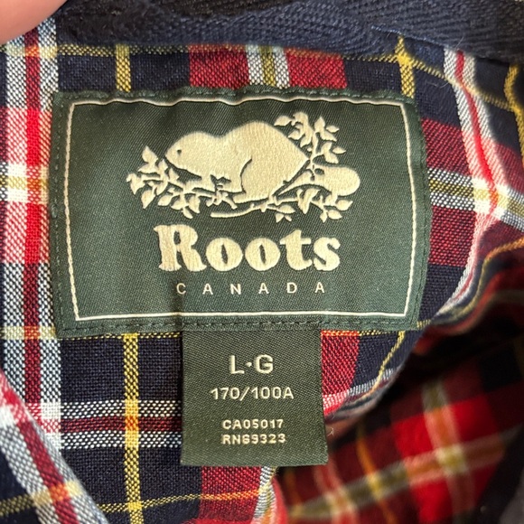 Roots Red and Black Plaid Button-Down Shirt - Picture 2 of 2